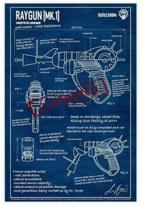 saedba Ray Gun Black Ops Zombies Gaming-Poster auf Leinwand, Wandkunst, Dekordruck, Bild Gemälde für Wohnzimmer, Schlafzimmer, Dekoration, 30 x 45 cm
