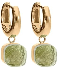 Qudo Firenze Creolen gold farben/Edelstahl beschichtet