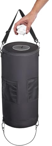Gihioue Poubelle pour camping-car, porte-sac poubelle réutilisable pour bateau, porte-poubelle pliable pour le camping et l'extérieur de l'intérieur du véhicule