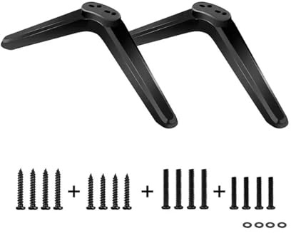 Universal TV Stand Base Table Top Legs，Compatible For TCL，Compatible For Roku，Televisions With Screws 32-65 Inch Mount.