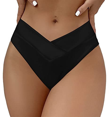 JokeLomple Braguita Bikini Mujer Braga Bikini Moda Cintura V Bragas Sexy Braguitas Form de Canalé Parte de Abajo Ropa Interior Traje de Baño Bañadores Color Sólido Swimwear para Playa Piscina