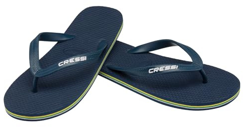 Cressi Beach Flip Flop - Blue Navy/Blue, 8.5/10