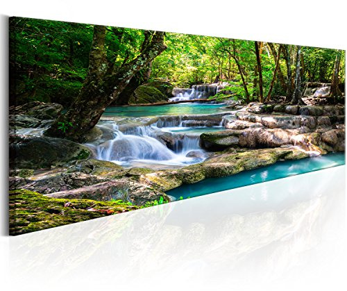 murando - Leinwandbild Natur Landschaft Dschungel, 120x40 cm, 1-teilig | Hochwertige Leinwand, sofort aufhängbar, ideal fürs Wohn- oder Schlafzimmer, wasserfest und lichtecht, langlebig, stilvoll
