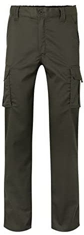 VELILLA 103005S, Pantalón Stretch Multibolsillos, Color Verde Caza, Talla 42