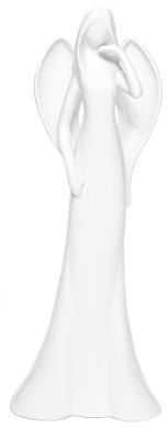 Brillibrum Design | Schutzengel Figur | Porzellan Engelsfigur | Handmade | 40 cm | Variante III