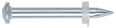 INDEX A PERFECT FIXING - FPCL0832 [FP - CL 08] Clavos para pistolas de pólvora, Para superficies de hormigón y hormigón armado, Acero zincado, Medida: 3,8 x 32 mm, Caja de 100 unidades