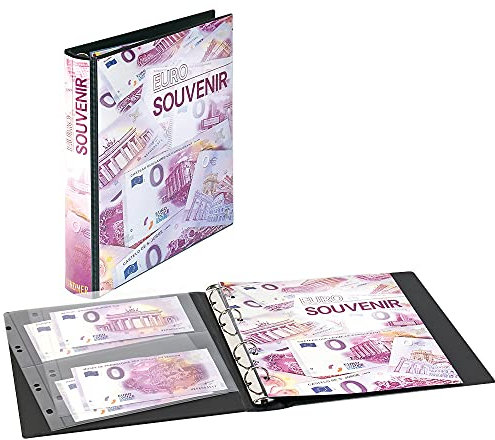 LINDNER Das Original Karat Sammelalbum für 0-Euro Souvenirscheine mit 10 Folienblättern