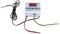 Digitaler Temperaturregler Vorverdrahteter Thermostat mit wasserdichtem Sensor, XH-W3002 DC 24V 2-Stufen-Heiz- und Kühlmodus(AC220V)