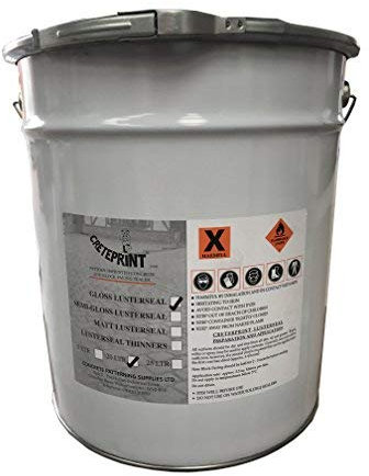 Creteprint Coloured Imprinted Concrete Lusterseal (Brick Red)