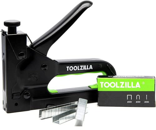 TOOLZILLA Special Edition Heavy Duty Heftpistole & 600 Heftklammern Auswahl-Pack