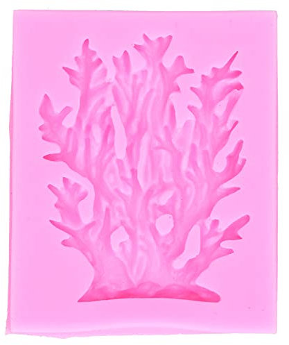 Fdit Dekorativ Kuchen- und Schokoladenform Baum Rosa Silikon Backform