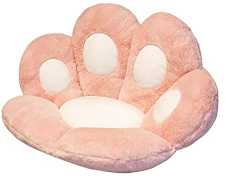 Kuashidai Niedliches Sitzkissen Katze Pfote Lazy Sofa Büro Sitzkissen Warm Hautfreundliche Bodenmatte Bärentatzen Bürostuhl Kissen Plüsch Sofa Kissen Home Dekoration