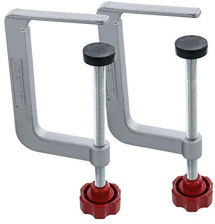 Milescraft 4021 Track Clamps – Saw and T-Track Hold Down Clamps (2 Pack)