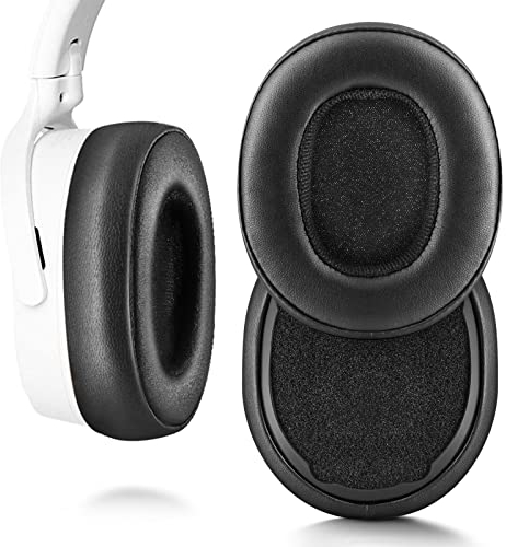 XBERSTAR Ear Pads for Skullcandy Crusher Wireless/Evo/ANC/Hesh3, Protein Skin, Noise Blocking, Comfortable, Replacement Earpads (Black)