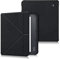 DINGGUAGUA Coque kobo Libra Colour 7 inch TPU Coque Étui kobo Libra 2 Liseuse eBook Housse avec Support Pliant Housse Protection Coque,Noir