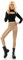 Zeralda Fashion Damen Thermo Hose Leggings High Waist Leggin Wet Look Lack Leder Optik Jeggings (M/L, Hellbraun)