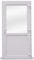 Porta esterna in PVC Porta in PVC per negozio, balcone, casa, negozio. Disponibile in 4 colori: antracite, rovere dorato,noce, bianco (90 x 210 porta con apertura a destra, bianco)