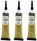 PÉBÉO Vitrea 160 Acrylic Paint Tubes 20 ml Glossy Embossed Gold Pack of 3