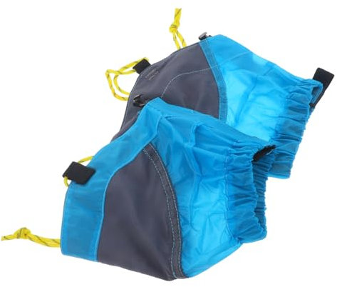 INOOMP Leggings Paar Low Trail Gamaschen Leichte wasserdichte Kn?chelgamaschen Outdoor Schneestiefel Gamaschen zum Bergsteigen Gehen Blau Schuhputzsets