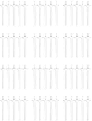 SameeHome 60 Stück Nasenapplikator aus Kunststoff, Nasenspatel, Nasenstreifen, reinigt Augenbrauen, Nase, Haarentfernung