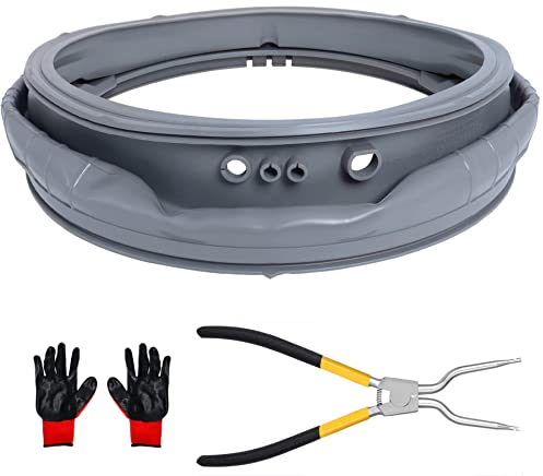 MDS47123608 Washer Door Boot Gasket Parts Compatible with LG Kenmore Washing Machine, Replace AP5668418, PS6448330, 2673936,Washer Door Seal WM4070HVA/HWA, WM4270HWA, WM8000HVA/HWA,WM8100HVA