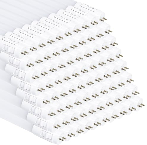 LED ATOMANT Packung mit 80 LED Röhre 60cm 9W, CCT (Farbwahlschalter Warmweiß, Neutralweiß oder Kaltweiß), 1100 Lumen, LED Starter inklusive, Norm T8 G13