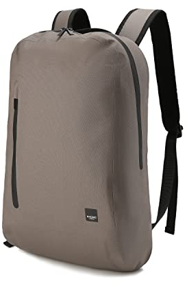 KNOMO Harpsden 15 Waterproof Laptop Backpack Lightweight Computer Bag, Brown
