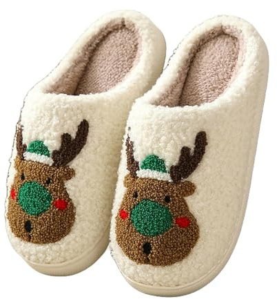 KATIAK Hausschuhe Winter Frauen Zu Hause Plüsch Baumwollschuhe Nicht-Rutsch Schöner Winter Für Männer Hausschuhe-Green-Fitz-38-39 (Fuß 240 Mm)