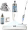 Mikrofaser-Sprühmopp für Bodenreinigung, nass und trocken, 360-Grad-Drehstaub, Flache Mops mit 500ML Wassertank, 6 Waschbaren Mikrofaser Pads