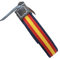 MIBANDERA Pulsera Bandera España Hombre Mujer. Pulsera España Elástica. Pulsera Cuero Tela España (Cuero-Bandera España)