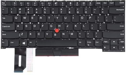 Tastiera di ricambio per computer portatile, versione americana con puntamento per Lenovo Thinkpad T490S