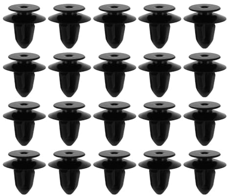 eMagTech 20Pcs Door Trim Panel Retainer Clip Door Card Trim Panel Clips 7H0843213 Door Trim Fastening Clip Door Interior Buckle Compatible with VW T5 T6, Black