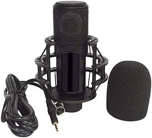 ZWYUAN Microphone Kit Plug-and- Mobile Phone Computer Microphone Cardioid Condenser Microphone Live Broadcas