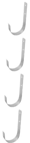 KITANDOVE 4piezas Soporte Para Flotador De Inoxidable Gancho Resistente Para Colgar Salvavidas Barco o Piscina Accesorio Práctico y Duradero Para Organización Marítima