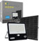 CLAR - Faretto LED Da Esterno Solare, Solar Light 400W, Faro LED Esterno Con Pannello Solare, Faretto Con Pannello Solare, Faretto Solare LED Da Esterno, Faro Con Pannello Solare Da Esterno (Pack 1)