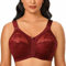 Ayigedu Ladies Full Coverage Plus Size Bra Minimiser Non Padded Firm Hold No Wired 38DD