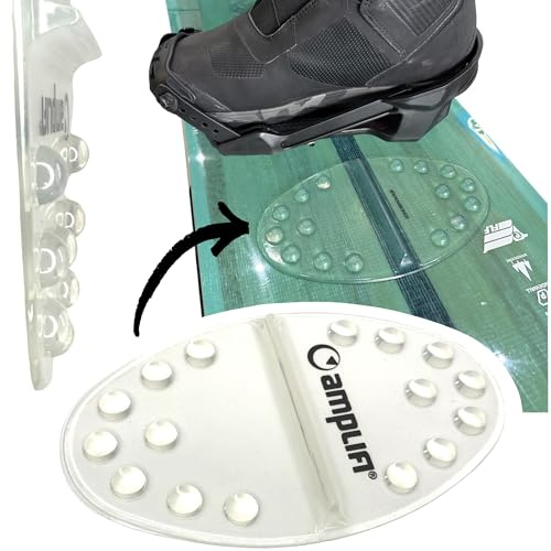 F26 Snowboard Stomp Pad Grip Mat Sessel Lift Ausfahrt Hilfe Ankerlift | Schlepper Boot Anti-Rutsch Spike Stomp Pad selbstklebend