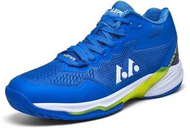 Xuanke Volleyball Schuhe Herren Turnschuhe Indoor-Sportarten Trainingsschuhe leichte Dämpfung rutschfeste38-48EU (Blau, Erwachsene, 46, Numerisch, EU Schuhgrößensystem, M)
