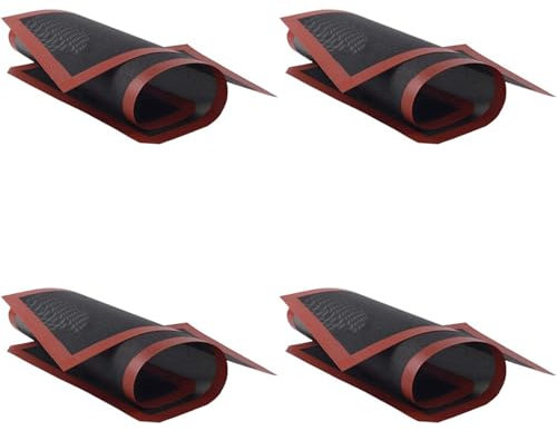 Gvvsjgdbis Biscuit/Pain/Accessoires D'Appareils de Cuisson de Cuisine Tapis de Cuisson en Silicone Perforé Outil de Doublure de Tapis de Four Antiadhésif, 8 Pièces