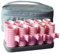 10 rulos térmicos para el pelo recargables con termostato de 160 grados para mujer herramienta portátil de peinado fácil de usar con bolsa de almacenamiento y pinzas.