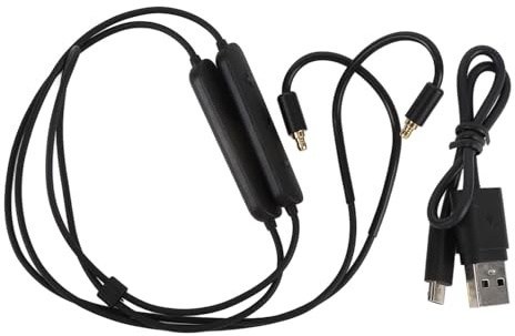 Culnflun Bluetooth Adapterkabel für IE100 Pro IE400 Pro Ohrhörer und IE500 Pro – Wandelt kabelgebundene Kopfhörer in kabellose Bluetooth-Ohrhörer um – Premium-Klangqualität – Bequemer Sitz