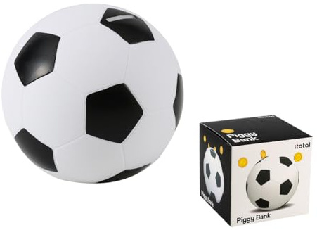 I-TOTAL® - Lustige dekorative Spardose/Münzfach aus robustem Kunststoff (Football)