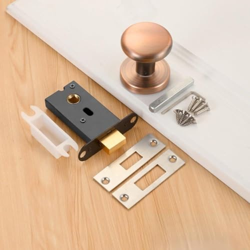 MeevrgR Unsichtbares schlüsselloses Türschloss, schlank, sicher, perfekt, schlüssellos, unsichtbar, geeignet für Badezimmer und Büro, entworfen für eine lange Lebensdauer mit angemessener Haltbarkeit