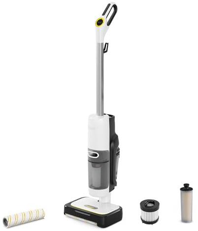 Kärcher Dampfsauger SCV 4 Steam Vac, 3-in-1 Lösung (Dampfreinigung, Saugen & Kombi), eliminiert 99,999% Viren* & Bakterien**, Aufheizzeit: 30 s, Entkalkungskartusche, Selbstreinigungsfunktion