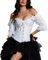MISS MOLY Corsét|Mujer Vintage Overbust Corsés y Bustiers Modeladora Cintura Encaje Lazo Design Clásico Color M/ES38~40(Bust89~94 Waist70~75)