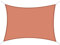 Outsunny Toldo Vela Rectángulo 3x4m Vela de Sombra para Terraza Jardín Camping Resistente al Agua Protección UV Poliéster Color Oxido Rojo