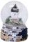 Souvenir Schneekugel Graz Österreich Uhrturm Reiseandenken | B: 65mm H: 86mm | Schüttelkugel mit Kunsthaus, Altstadt Hauptplatz, Rathaus | 30064