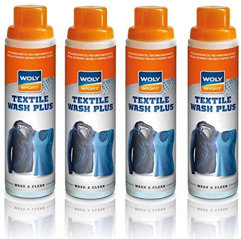 SparPack 4x 250ml Spezialwaschmittel für Funktionstextilien TEX Textile Wash Plus