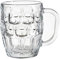 Guaranteed4less Classic Beer Half Pint Mugs Glass Pot Pub Bar Style Tankard Handle Stein Dimple (1)