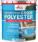 Peinture piscine, coque polyester, peinture hydrofuge, imperméabilisante, piscine et bassin - 20 kg (jusqu'à 65m² en 2 couches) Bleu Clair - ARCANE INDUSTRIES